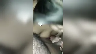 Cheating Wife Secretly Blowing Her Boyfriend Behind Hubby
