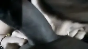 Horny Bhabhi Next Door Hungrily Swallowing His Thick Cock