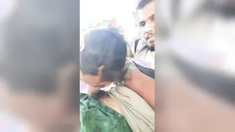 Village GF Working His Cock With Her Mouth At His Place