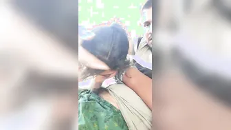 Village GF Working His Cock With Her Mouth At His Place