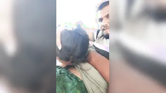 Village GF Working His Cock With Her Mouth At His Place