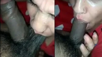 Married Bhabhi Secretly Sucking Him Off In Bedroom After Dinner