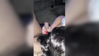 Mature GF Giving Sloppy Head To Her Man On Hidden Cam