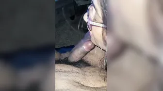 Mature GF Giving Sloppy Head To Her Man On Hidden Cam