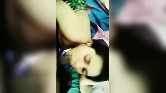 Slutty Desi Babe Sucking Cock Like Experienced Professional