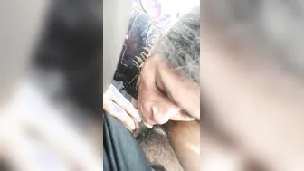 Telugu Wife Blowing Him In The Backseat During Road Trip Today