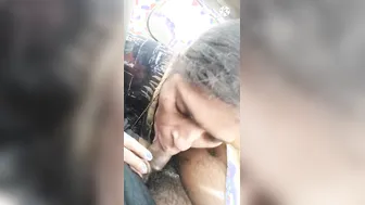 Telugu Wife Blowing Him In The Backseat During Road Trip Today