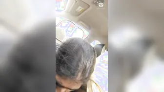 Telugu Wife Blowing Him In The Backseat During Road Trip Today