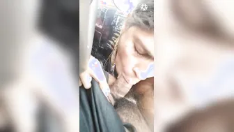 Telugu Wife Blowing Him In The Backseat During Road Trip Today
