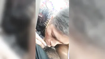 Telugu Wife Blowing Him In The Backseat During Road Trip Today