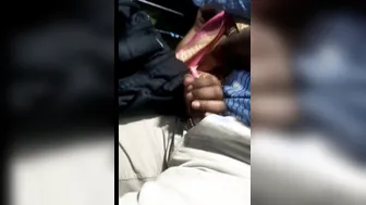 Indian Wife Sucking Him Off In The Back Of Moving Public Bus