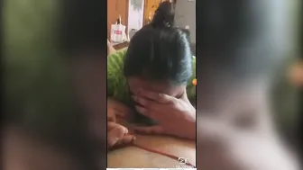 Nervous Wife Trying Oral Sex With Hubby For First Time On Cam