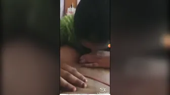 Nervous Wife Trying Oral Sex With Hubby For First Time On Cam