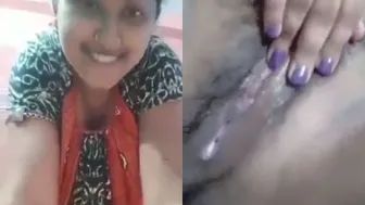 Bengali Wife Pleasuring Herself Alone In Bedroom On Video
