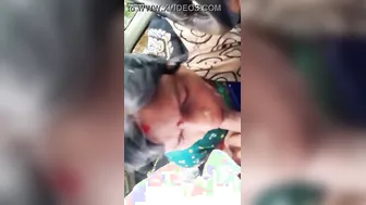 Village Maid Satisfying Boss In His Car After Housework