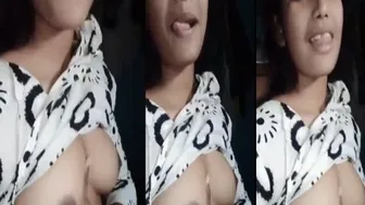 Bangla College Babe Flashing Her Perfect Tits For The Camera