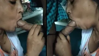 Mature Married Woman Giving Sloppy Blowjob Caught On Phone Video