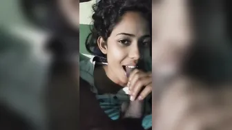 GF Sucking Him Off Real Good While He Films Everything