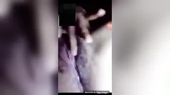 Cute Desi Babe Fingering Her Tight Pussy Making Selfie Video