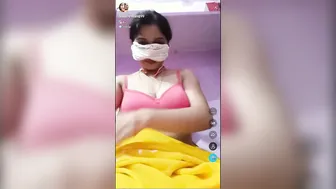 Indian Housewife Stripping Naked Showing Everything On Live Cam