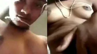 Young Bengali Girl Touching Her Virgin Pussy Making Selfie