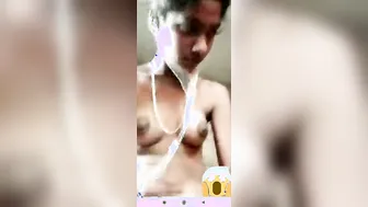 Young Bengali Girl Touching Her Virgin Pussy Making Selfie