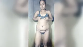 Young GF Rubbing Her Wet Clit Alone In Her Bedroom Mms