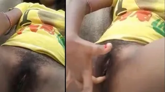 Cute GF Tasting Her Own Juices After Rubbing Wet Pussy