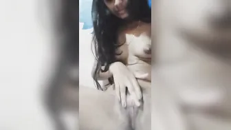Petite Girl Playing With Her Tight Pussy On Amateur Webcam
