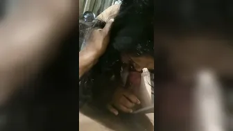 Marathi Wife Hungrily Sucking Her Husband Off In Bedroom