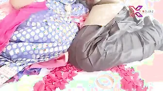Newlywed Indian Couple Having Passionate Sex On Wedding Night
