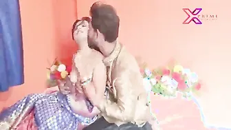 Newlywed Indian Couple Having Passionate Sex On Wedding Night