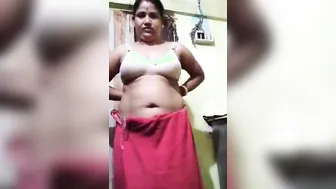 Indian Housewife Stripping Naked Making Video For Her Husband