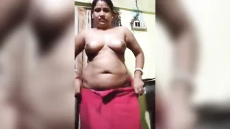 Indian Housewife Stripping Naked Making Video For Her Husband
