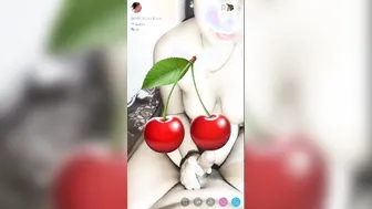 Spraying Hot Load All Over Her Pretty Face On Webcam