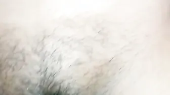 Showing Off Her Untrimmed Bush Close Up On Camera