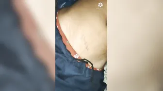 Recording My Horny Wife Playing With Her Big Tits In Bed