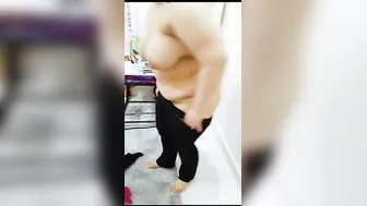 Chubby Pakistani Wife Stripping Nude For Hubby Before Sex