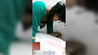 Slutty Maid Fucking Herself With Toys On Video Chat For Him