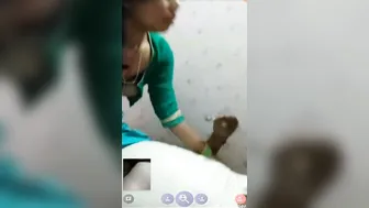 Slutty Maid Fucking Herself With Toys On Video Chat For Him