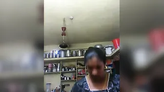 Telugu Housewife Teasing With Her Huge Tits During Video Call