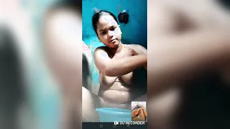 Chubby Babe Stripping Naked During Late Night Video Call Fun