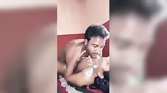 Indian Boyfriend Fucking His Girl Missionary Making Her Moan