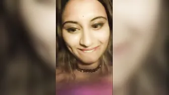 Pretty GF Teasing By Flashing Her Big Natural Boobs