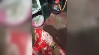 Horny Housewife Sucking Her Man Wearing Nighty Before Bedtime