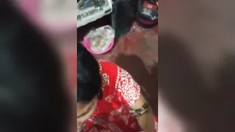 Horny Housewife Sucking Her Man Wearing Nighty Before Bedtime