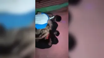 College Boys Taking Turns Pounding Slutty Naked GF