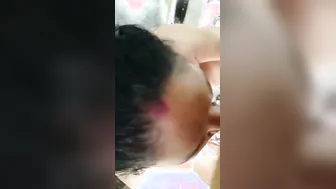 South Indian Aunty Giving Him Messy Wet Blowjob Until He Cums