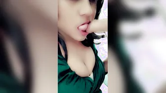 Horny GF Sucking Cock Like She Loves Every Second Of It