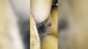 Fucking My GFs Thick Hairy Bush Hard On Hidden Camera